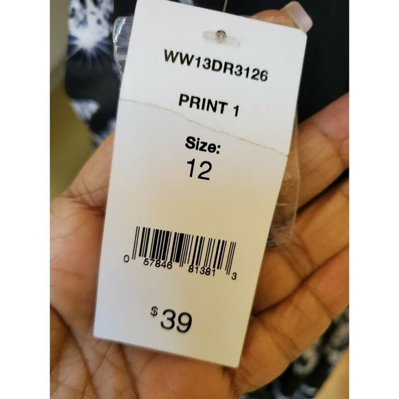 Joe Fresh 12 Floral Fit & Flare Dress - Picture 8 of 9